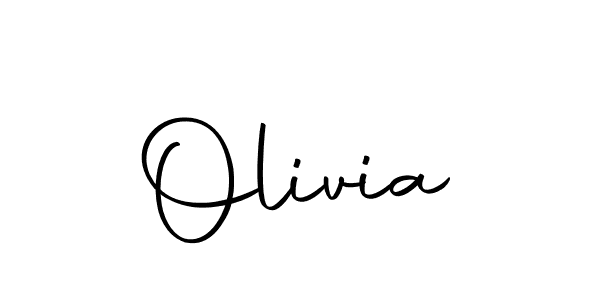 Create a beautiful signature design for name Olivia. With this signature (Autography-DOLnW) fonts, you can make a handwritten signature for free. Olivia signature style 10 images and pictures png
