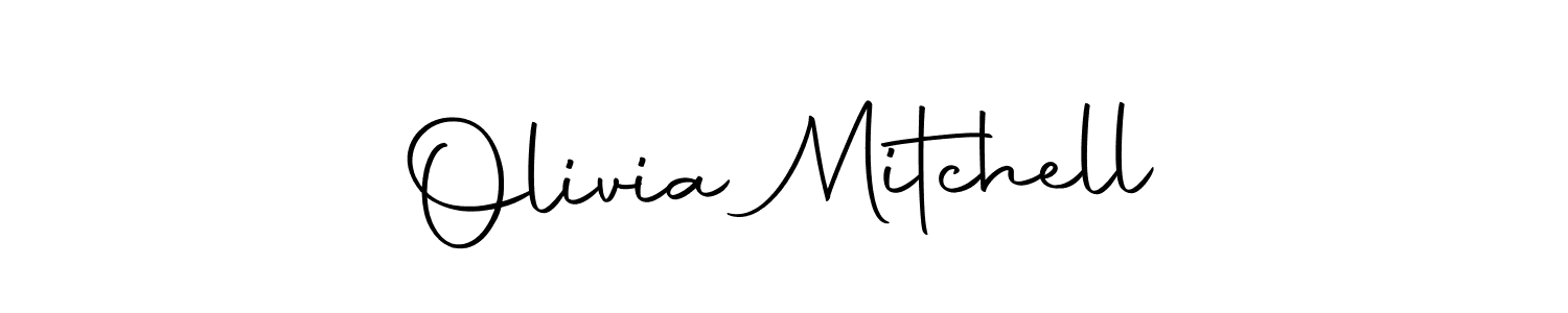 Design your own signature with our free online signature maker. With this signature software, you can create a handwritten (Autography-DOLnW) signature for name Olivia Mitchell. Olivia Mitchell signature style 10 images and pictures png