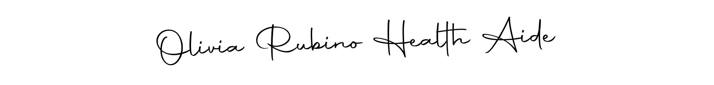 It looks lik you need a new signature style for name Olivia Rubino Health Aide. Design unique handwritten (Autography-DOLnW) signature with our free signature maker in just a few clicks. Olivia Rubino Health Aide signature style 10 images and pictures png