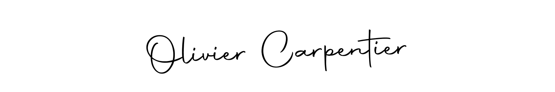 You can use this online signature creator to create a handwritten signature for the name Olivier Carpentier. This is the best online autograph maker. Olivier Carpentier signature style 10 images and pictures png