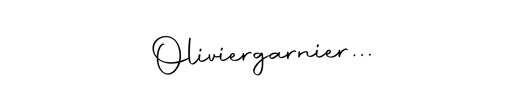 Make a beautiful signature design for name Oliviergarnier.... With this signature (Autography-DOLnW) style, you can create a handwritten signature for free. Oliviergarnier... signature style 10 images and pictures png