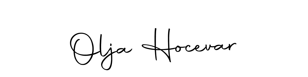 if you are searching for the best signature style for your name Olja Hocevar. so please give up your signature search. here we have designed multiple signature styles  using Autography-DOLnW. Olja Hocevar signature style 10 images and pictures png