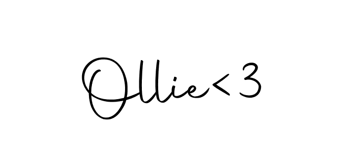 Once you've used our free online signature maker to create your best signature Autography-DOLnW style, it's time to enjoy all of the benefits that Ollie<3 name signing documents. Ollie<3 signature style 10 images and pictures png