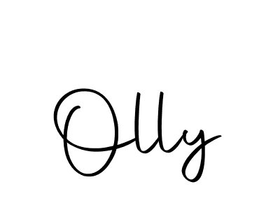 Create a beautiful signature design for name Olly. With this signature (Autography-DOLnW) fonts, you can make a handwritten signature for free. Olly signature style 10 images and pictures png