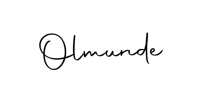 The best way (Autography-DOLnW) to make a short signature is to pick only two or three words in your name. The name Olmunde include a total of six letters. For converting this name. Olmunde signature style 10 images and pictures png