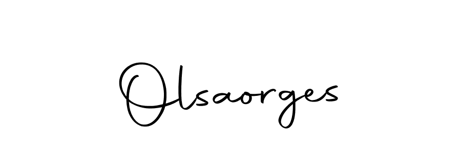 Design your own signature with our free online signature maker. With this signature software, you can create a handwritten (Autography-DOLnW) signature for name Olsaorges. Olsaorges signature style 10 images and pictures png