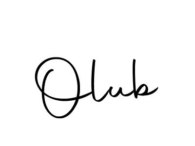 How to make Olub signature? Autography-DOLnW is a professional autograph style. Create handwritten signature for Olub name. Olub signature style 10 images and pictures png