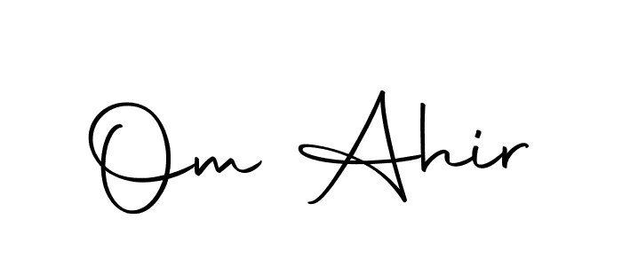 Here are the top 10 professional signature styles for the name Om Ahir. These are the best autograph styles you can use for your name. Om Ahir signature style 10 images and pictures png