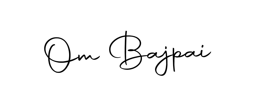 if you are searching for the best signature style for your name Om Bajpai. so please give up your signature search. here we have designed multiple signature styles  using Autography-DOLnW. Om Bajpai signature style 10 images and pictures png