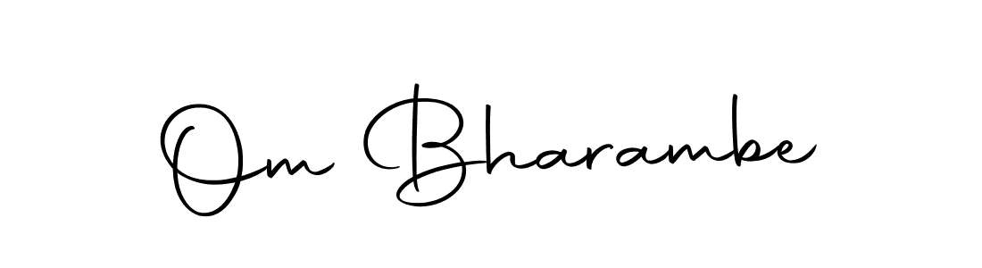 Use a signature maker to create a handwritten signature online. With this signature software, you can design (Autography-DOLnW) your own signature for name Om Bharambe. Om Bharambe signature style 10 images and pictures png