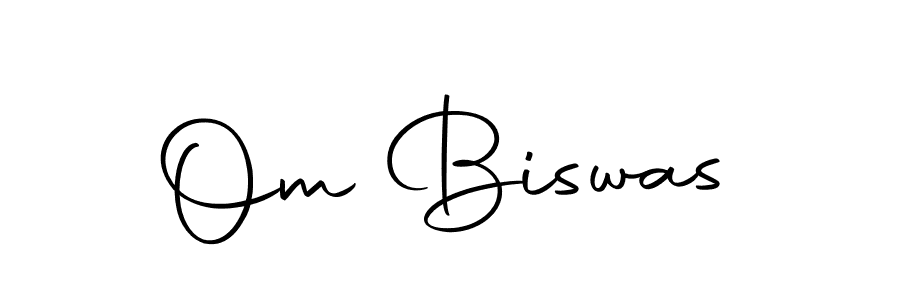 How to make Om Biswas signature? Autography-DOLnW is a professional autograph style. Create handwritten signature for Om Biswas name. Om Biswas signature style 10 images and pictures png