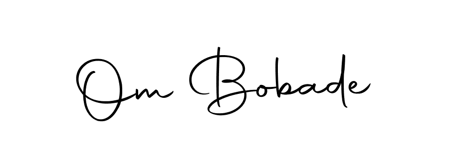 if you are searching for the best signature style for your name Om Bobade. so please give up your signature search. here we have designed multiple signature styles  using Autography-DOLnW. Om Bobade signature style 10 images and pictures png