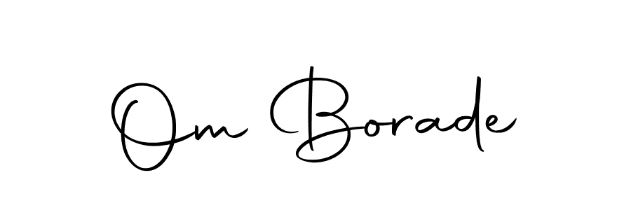 Make a beautiful signature design for name Om Borade. Use this online signature maker to create a handwritten signature for free. Om Borade signature style 10 images and pictures png