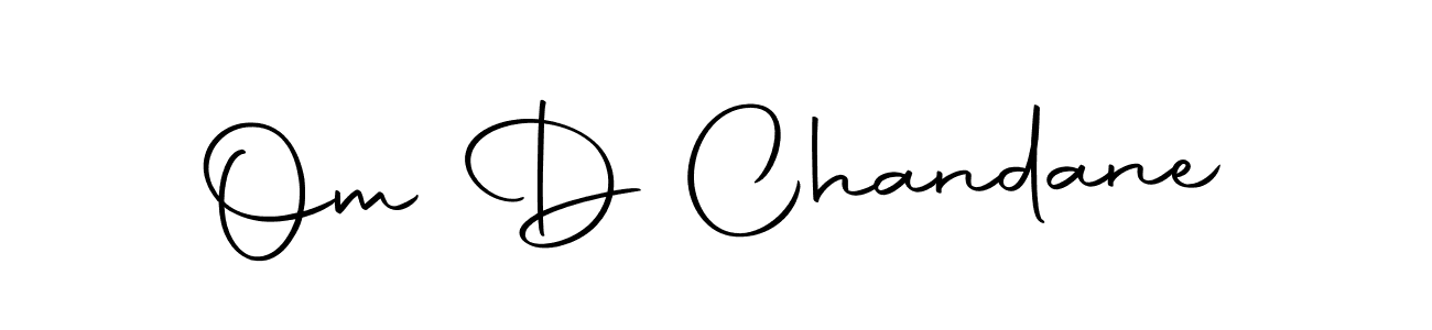 How to make Om D Chandane signature? Autography-DOLnW is a professional autograph style. Create handwritten signature for Om D Chandane name. Om D Chandane signature style 10 images and pictures png