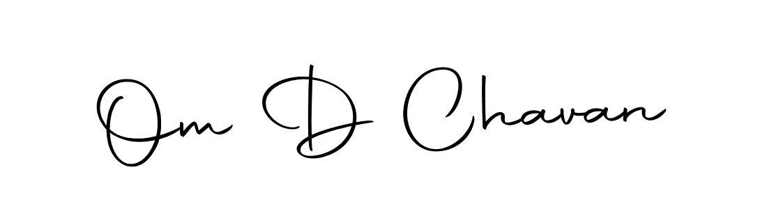 Make a beautiful signature design for name Om D Chavan. With this signature (Autography-DOLnW) style, you can create a handwritten signature for free. Om D Chavan signature style 10 images and pictures png