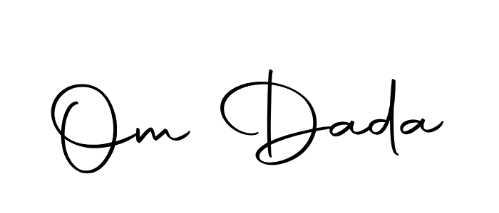 Om Dada stylish signature style. Best Handwritten Sign (Autography-DOLnW) for my name. Handwritten Signature Collection Ideas for my name Om Dada. Om Dada signature style 10 images and pictures png