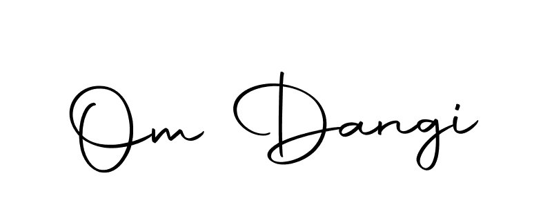 You should practise on your own different ways (Autography-DOLnW) to write your name (Om Dangi) in signature. don't let someone else do it for you. Om Dangi signature style 10 images and pictures png