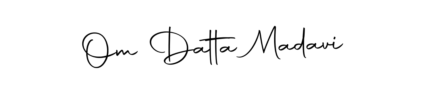 You should practise on your own different ways (Autography-DOLnW) to write your name (Om Datta Madavi) in signature. don't let someone else do it for you. Om Datta Madavi signature style 10 images and pictures png