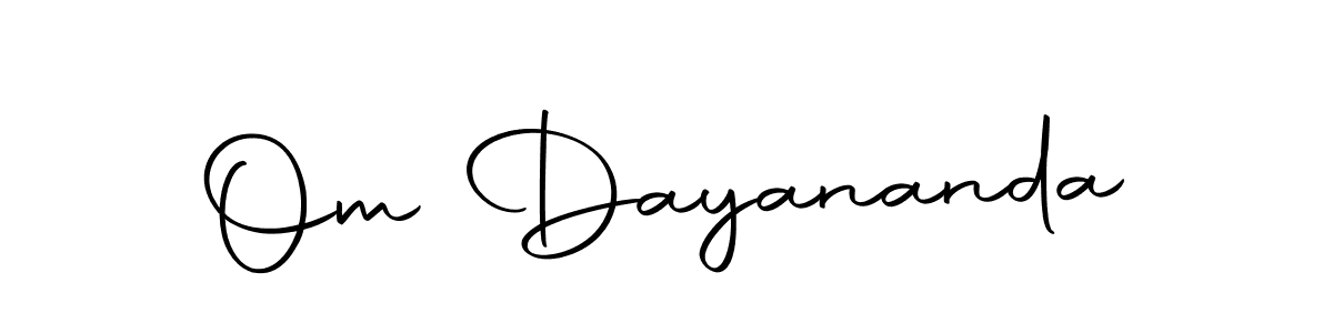 Once you've used our free online signature maker to create your best signature Autography-DOLnW style, it's time to enjoy all of the benefits that Om Dayananda name signing documents. Om Dayananda signature style 10 images and pictures png