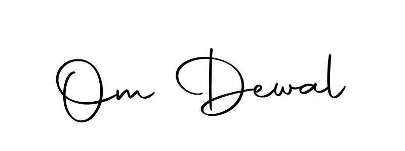 Make a beautiful signature design for name Om Dewal. With this signature (Autography-DOLnW) style, you can create a handwritten signature for free. Om Dewal signature style 10 images and pictures png