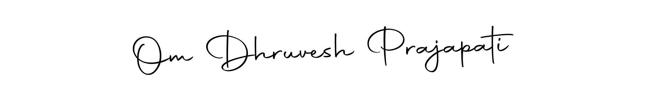 See photos of Om Dhruvesh Prajapati official signature by Spectra . Check more albums & portfolios. Read reviews & check more about Autography-DOLnW font. Om Dhruvesh Prajapati signature style 10 images and pictures png