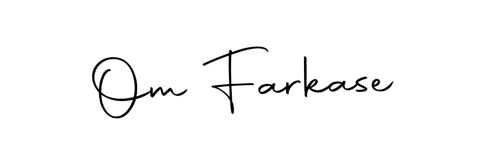 Make a beautiful signature design for name Om Farkase. With this signature (Autography-DOLnW) style, you can create a handwritten signature for free. Om Farkase signature style 10 images and pictures png