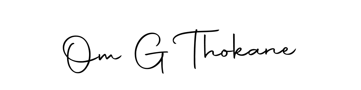 Use a signature maker to create a handwritten signature online. With this signature software, you can design (Autography-DOLnW) your own signature for name Om G Thokane. Om G Thokane signature style 10 images and pictures png