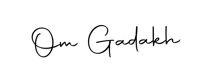 Make a beautiful signature design for name Om Gadakh. With this signature (Autography-DOLnW) style, you can create a handwritten signature for free. Om Gadakh signature style 10 images and pictures png