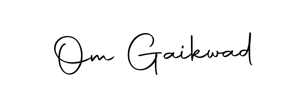Make a beautiful signature design for name Om Gaikwad. Use this online signature maker to create a handwritten signature for free. Om Gaikwad signature style 10 images and pictures png
