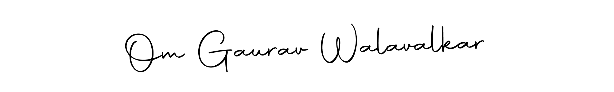 Once you've used our free online signature maker to create your best signature Autography-DOLnW style, it's time to enjoy all of the benefits that Om Gaurav Walavalkar name signing documents. Om Gaurav Walavalkar signature style 10 images and pictures png