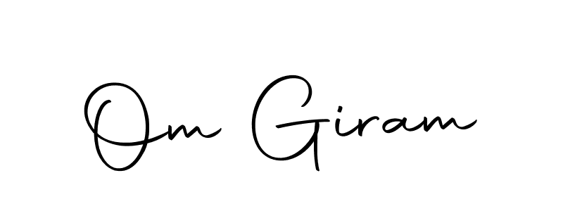 You can use this online signature creator to create a handwritten signature for the name Om Giram. This is the best online autograph maker. Om Giram signature style 10 images and pictures png