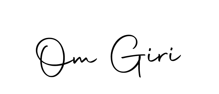 Make a beautiful signature design for name Om Giri. With this signature (Autography-DOLnW) style, you can create a handwritten signature for free. Om Giri signature style 10 images and pictures png