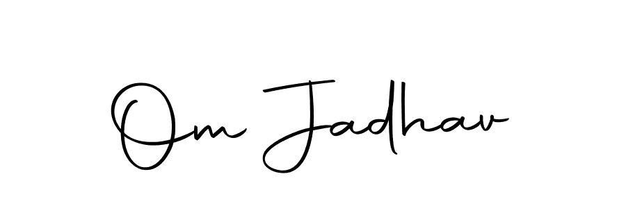 Make a beautiful signature design for name Om Jadhav. Use this online signature maker to create a handwritten signature for free. Om Jadhav signature style 10 images and pictures png