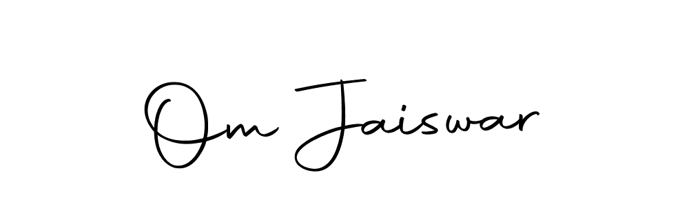 Make a beautiful signature design for name Om Jaiswar. With this signature (Autography-DOLnW) style, you can create a handwritten signature for free. Om Jaiswar signature style 10 images and pictures png