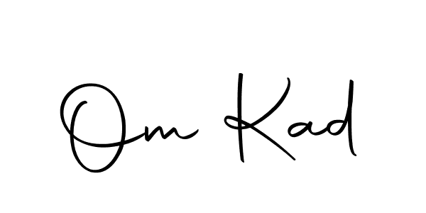 Similarly Autography-DOLnW is the best handwritten signature design. Signature creator online .You can use it as an online autograph creator for name Om Kad. Om Kad signature style 10 images and pictures png
