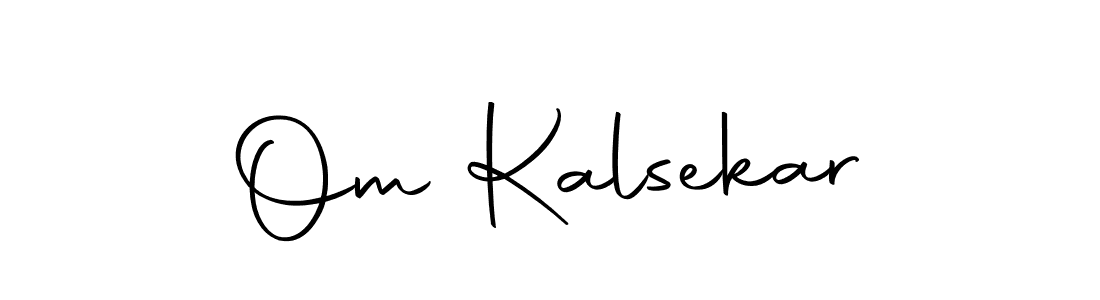 Make a short Om Kalsekar signature style. Manage your documents anywhere anytime using Autography-DOLnW. Create and add eSignatures, submit forms, share and send files easily. Om Kalsekar signature style 10 images and pictures png