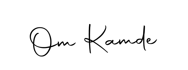 Use a signature maker to create a handwritten signature online. With this signature software, you can design (Autography-DOLnW) your own signature for name Om Kamde. Om Kamde signature style 10 images and pictures png