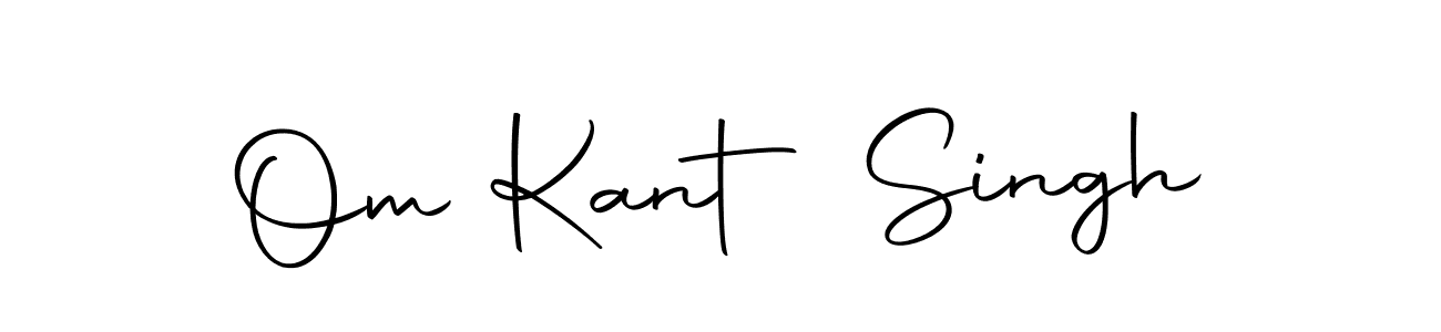 How to make Om Kant Singh name signature. Use Autography-DOLnW style for creating short signs online. This is the latest handwritten sign. Om Kant Singh signature style 10 images and pictures png