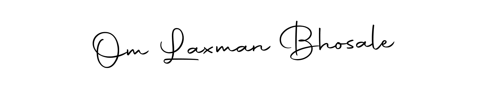 Make a beautiful signature design for name Om Laxman Bhosale. Use this online signature maker to create a handwritten signature for free. Om Laxman Bhosale signature style 10 images and pictures png