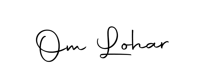 How to make Om Lohar signature? Autography-DOLnW is a professional autograph style. Create handwritten signature for Om Lohar name. Om Lohar signature style 10 images and pictures png