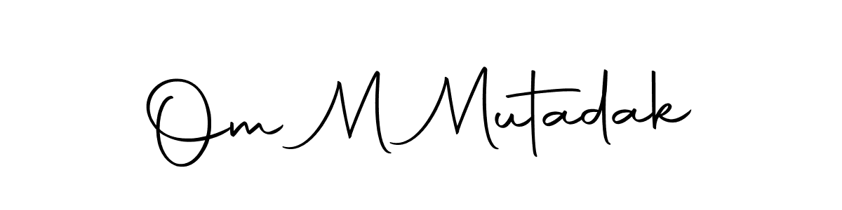 Similarly Autography-DOLnW is the best handwritten signature design. Signature creator online .You can use it as an online autograph creator for name Om M Mutadak. Om M Mutadak signature style 10 images and pictures png