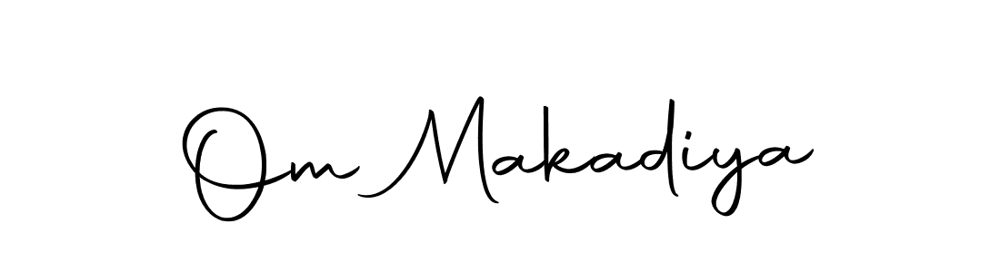It looks lik you need a new signature style for name Om Makadiya. Design unique handwritten (Autography-DOLnW) signature with our free signature maker in just a few clicks. Om Makadiya signature style 10 images and pictures png