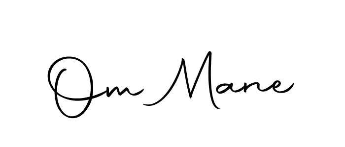 Om Mane stylish signature style. Best Handwritten Sign (Autography-DOLnW) for my name. Handwritten Signature Collection Ideas for my name Om Mane. Om Mane signature style 10 images and pictures png