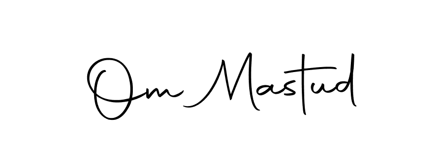 Also we have Om Mastud name is the best signature style. Create professional handwritten signature collection using Autography-DOLnW autograph style. Om Mastud signature style 10 images and pictures png
