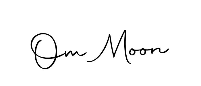 Use a signature maker to create a handwritten signature online. With this signature software, you can design (Autography-DOLnW) your own signature for name Om Moon. Om Moon signature style 10 images and pictures png