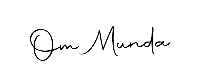 Use a signature maker to create a handwritten signature online. With this signature software, you can design (Autography-DOLnW) your own signature for name Om Munda. Om Munda signature style 10 images and pictures png