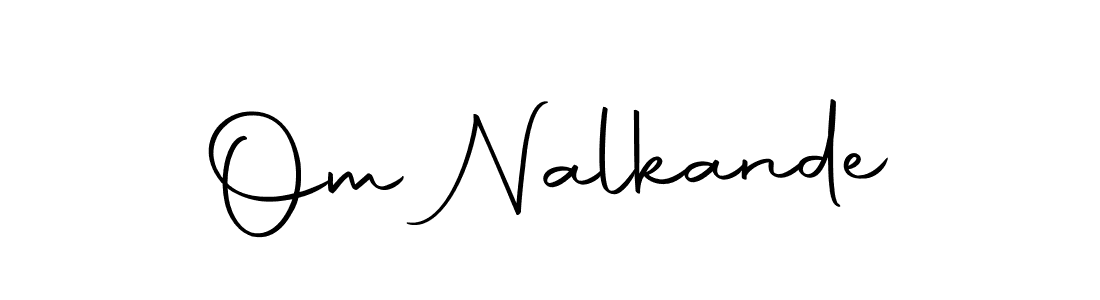 Use a signature maker to create a handwritten signature online. With this signature software, you can design (Autography-DOLnW) your own signature for name Om Nalkande. Om Nalkande signature style 10 images and pictures png