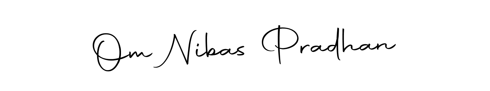 Autography-DOLnW is a professional signature style that is perfect for those who want to add a touch of class to their signature. It is also a great choice for those who want to make their signature more unique. Get Om Nibas Pradhan name to fancy signature for free. Om Nibas Pradhan signature style 10 images and pictures png