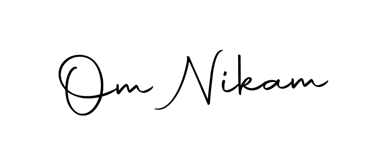 Autography-DOLnW is a professional signature style that is perfect for those who want to add a touch of class to their signature. It is also a great choice for those who want to make their signature more unique. Get Om Nikam name to fancy signature for free. Om Nikam signature style 10 images and pictures png