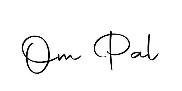 Design your own signature with our free online signature maker. With this signature software, you can create a handwritten (Autography-DOLnW) signature for name Om Pal. Om Pal signature style 10 images and pictures png